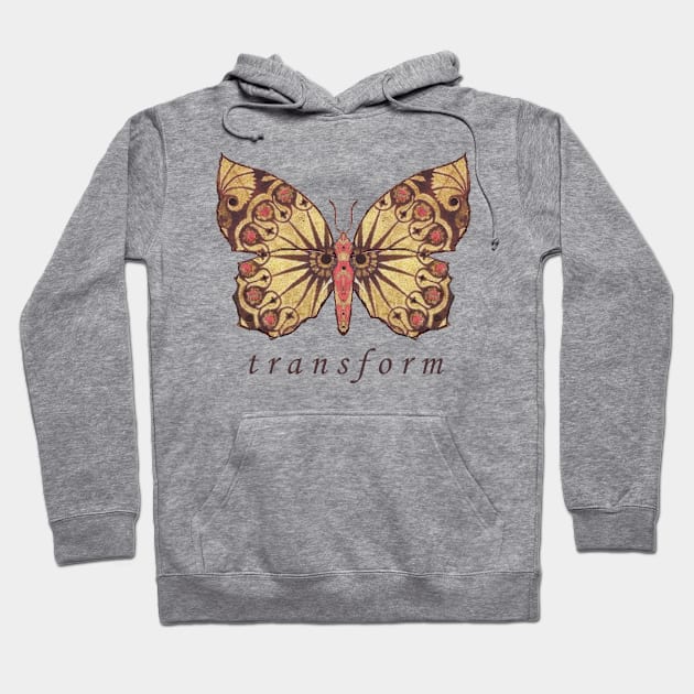 butterfly "transform" Hoodie by Neptune's Union